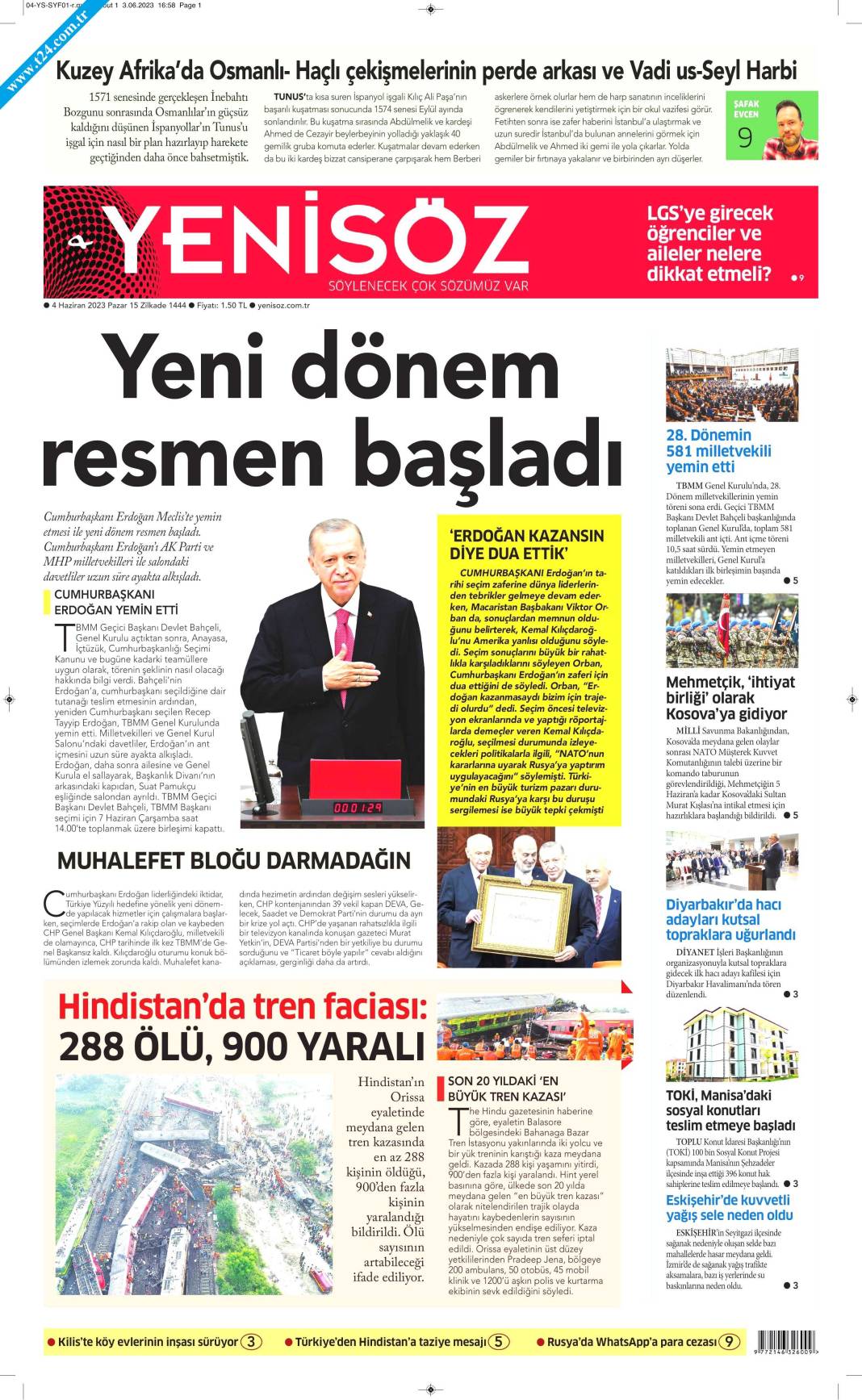 Gazeteler, Erdoğan’ın açıkladığı yeni kabine listesini manşetlerine nasıl taşıdı? İşte günün manşetleri 3
